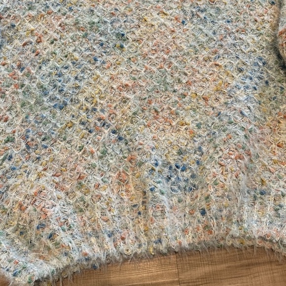 RAGA x Anthropologie Confetti Pullover Size Large Sweater Crewneck Soft Colorful - Picture 6 of 10